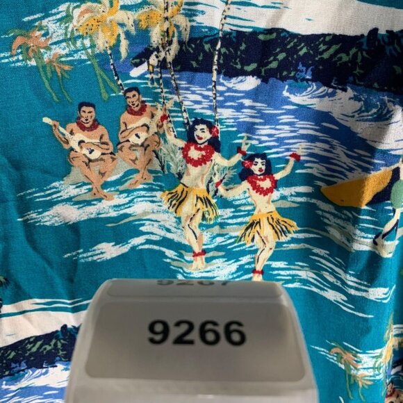 Cherokee Waikiki Wear Mens Button Down Short Sleeve Hawaiian Shirt Size 2XL 9266 - Picture 7 of 7